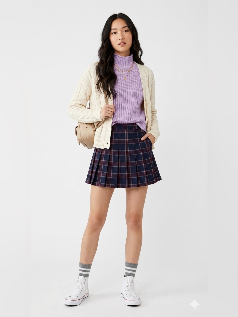turtleneck knit sweater